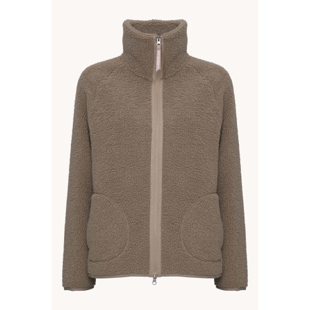 Ilse Jacobsen Bonded Pile Greige Jacket - Beige