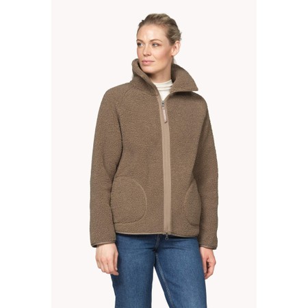 Ilse Jacobsen Bonded Pile Greige Jacket - Beige