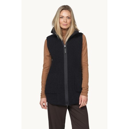 Ilse Jacobsen Bonded Pile Dark Indigo Gilet - Blue