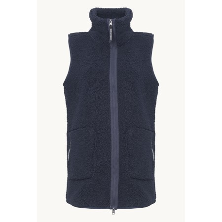 Ilse Jacobsen Bonded Pile Dark Indigo Gilet - Blue