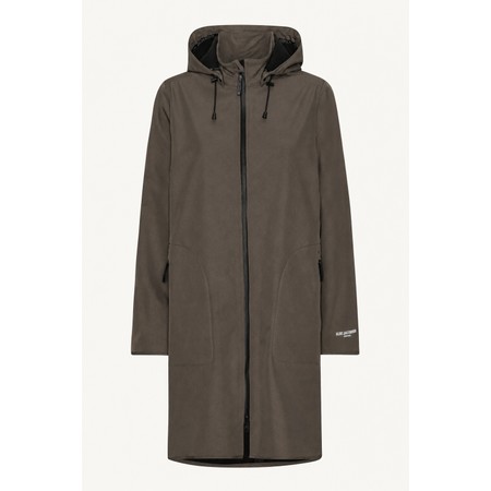 Ilse Jacobsen Rain Hooded Fleece Raincoat - Brown