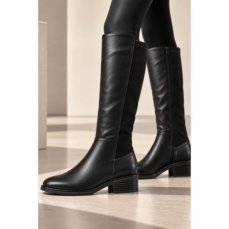 ELLA Marlowe Black 50-50 Stretch Boot - Black