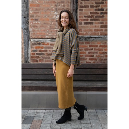 Mama B Lilla U Caramello Plain Fleece Skirt - Brown