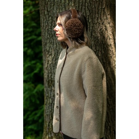 Chalk Macie Oat Jacket - Beige