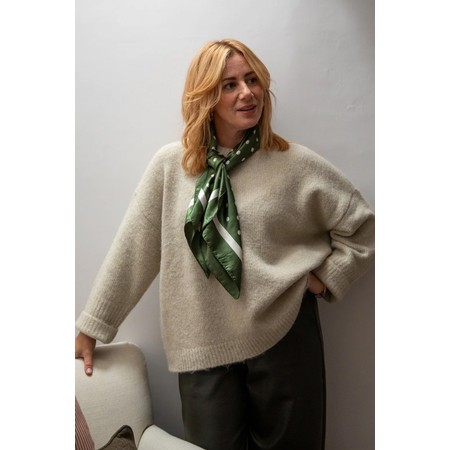 Chalk Wren Spotted Scarf - Green