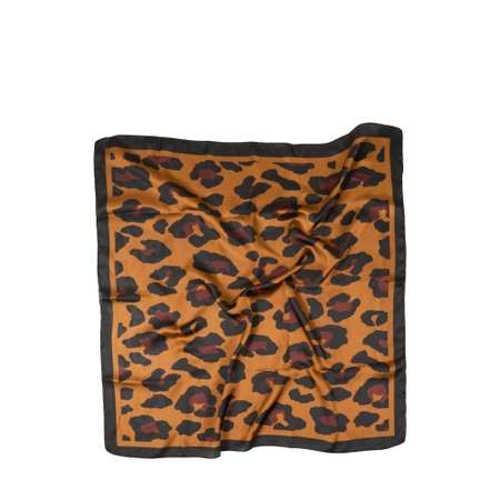 Chalk Luna Leopard Print Scarf - Beige