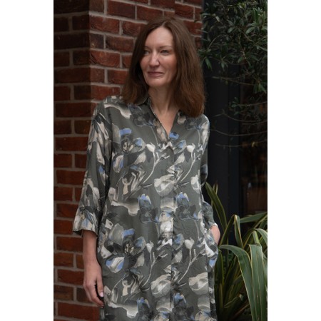 Masai Clothing Nimeso Beetle Print Dress - Green