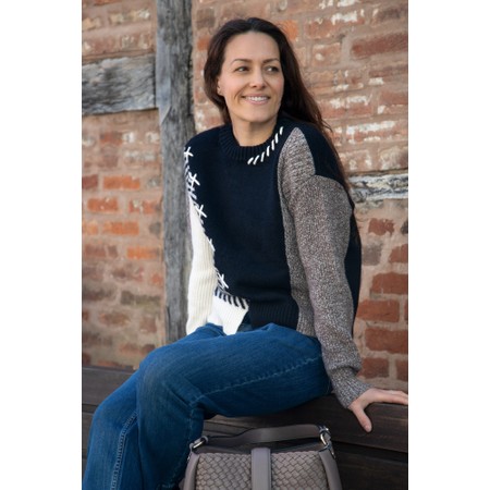 Foil Warm Intentions Sweater - Black