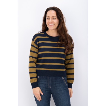 Foil Chill Factor Stripe Sweater - Blue