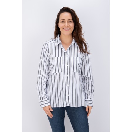 NOEN Noen Stripe Shirt With Jewels - Black