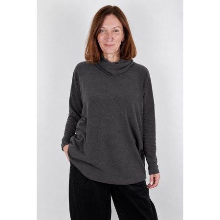 Mama B Bill U Grigio Plain Fleece Jumper - Grey