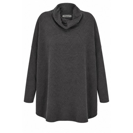Mama B Bill U Grigio Plain Fleece Jumper - Grey