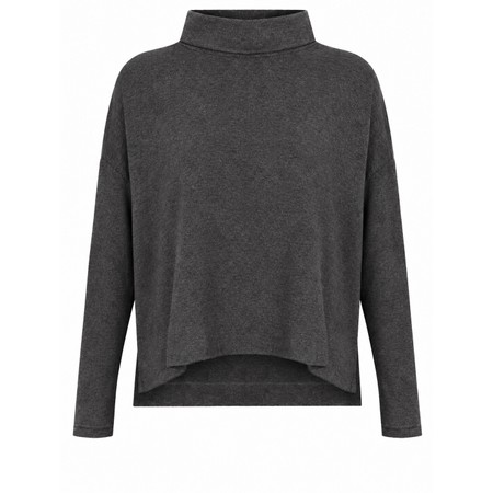 Mama B Moyet Grigio Plain Fleece Jumper - Grey