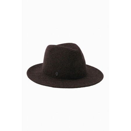 Loevenich Chocolate Fedora Wool Blend Hat - Brown