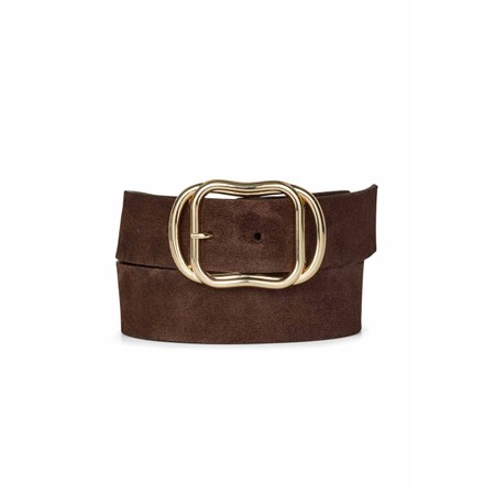 Masai Clothing Raquel Chocolate Plum Belt - Brown