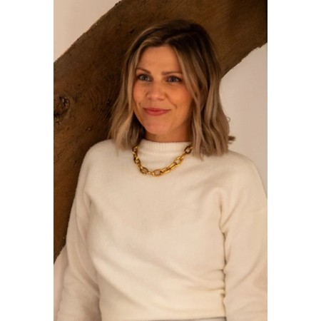 Chalk Chunky Gold Link Necklace - Gold