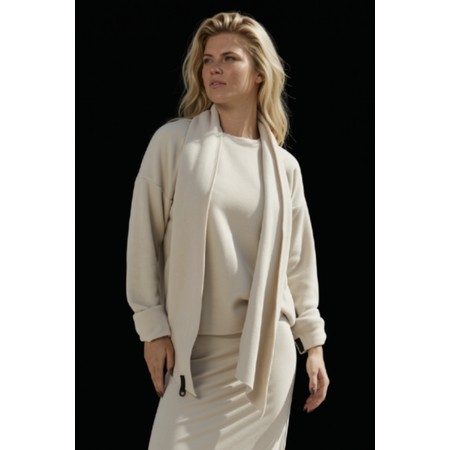 Henriette Steffensen Thin Kit Fleece Scarf - Beige