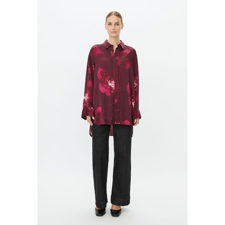 Masai Clothing Idessa Print Shirt - Purple