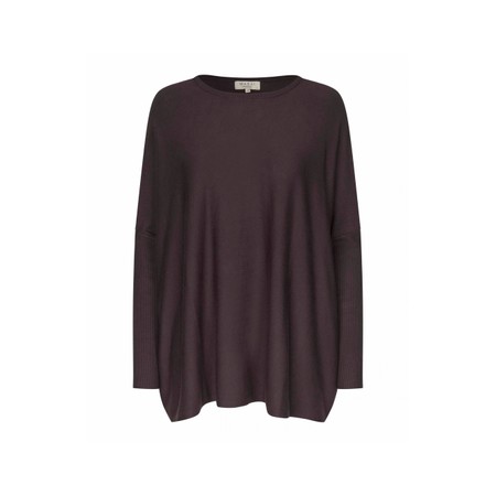 Masai Clothing Fanasi Chocolate Plum Knit Jumper - Brown