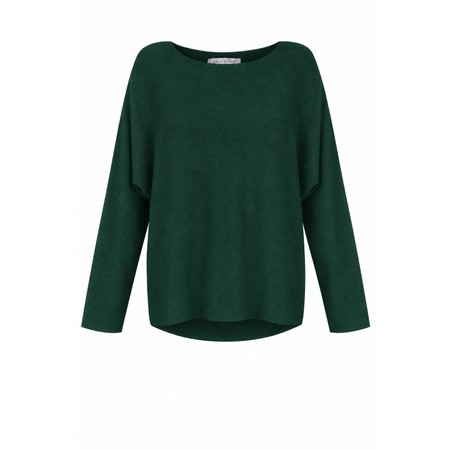 Amazing Woman Mya Forest Round Neck Lightweight Supersoft Knit - Green