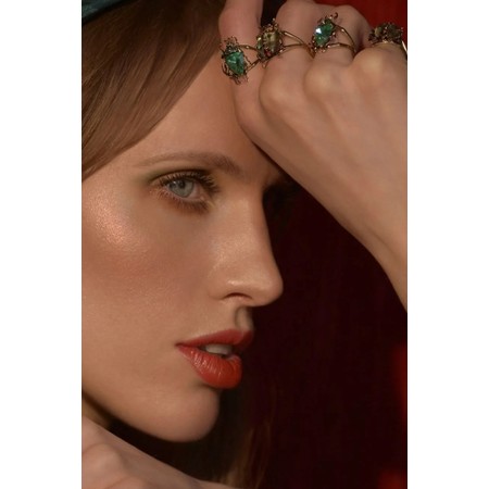 Bill Skinner Vintage Green Bug Ring - Green
