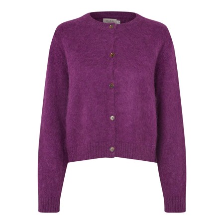 Masai Clothing Lavi Gloxinia  Knit Cardigan - Purple