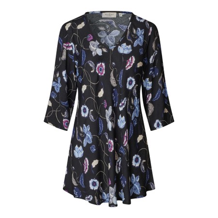 Masai Clothing Kata Print Top - Blue