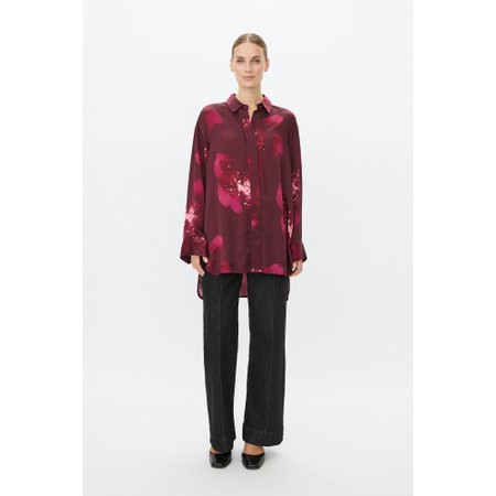Masai Clothing Idessa Print Shirt - Purple