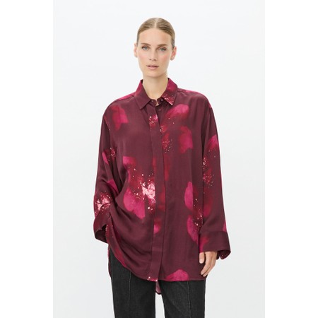 Masai Clothing Idessa Print Shirt - Purple