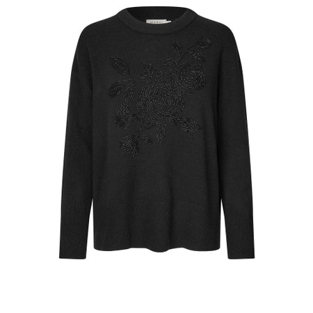 Masai Clothing Fyora Sequin Detail Knit - Black