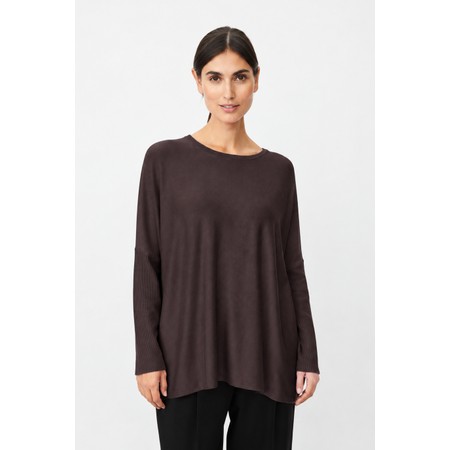 Masai Clothing Fanasi Chocolate Plum Knit Jumper - Brown