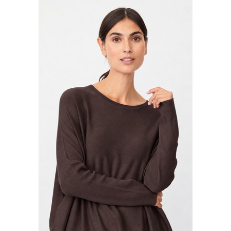 Masai Clothing Fanasi Chocolate Plum Knit Jumper - Brown