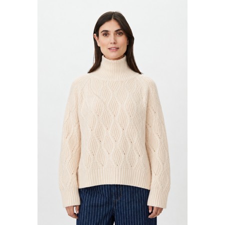 Masai Clothing Fenoria Whitecap Knit Top - Off-White