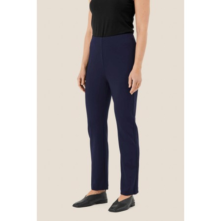 Masai Clothing Paige Fitted Jersey Trouser - Blue