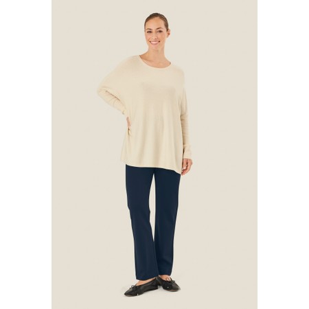 Masai Clothing Paige Fitted Jersey Trouser - Blue