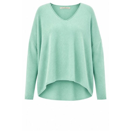 Amazing Woman Mika Bay Boxy Fine Knit Jumper - Green