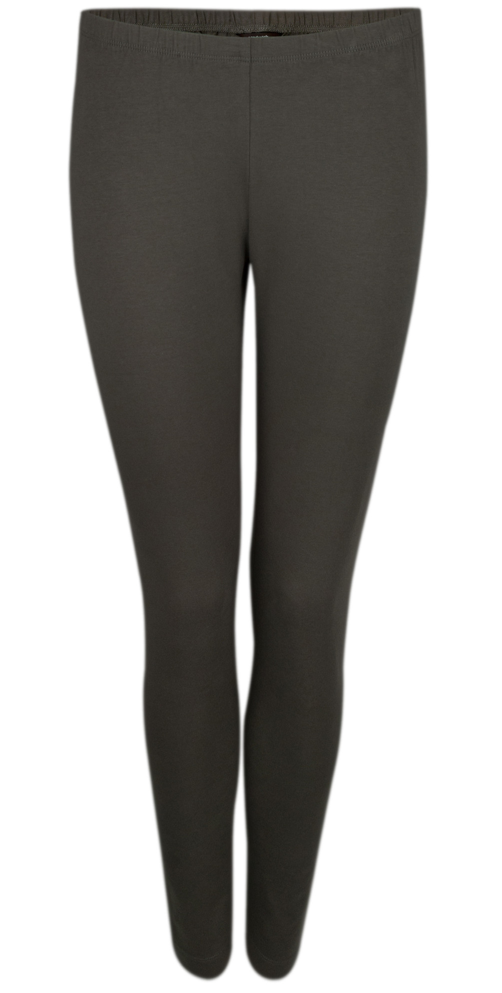 Sandwich Clothing Long Cotton Spandex Legging in Olive Green