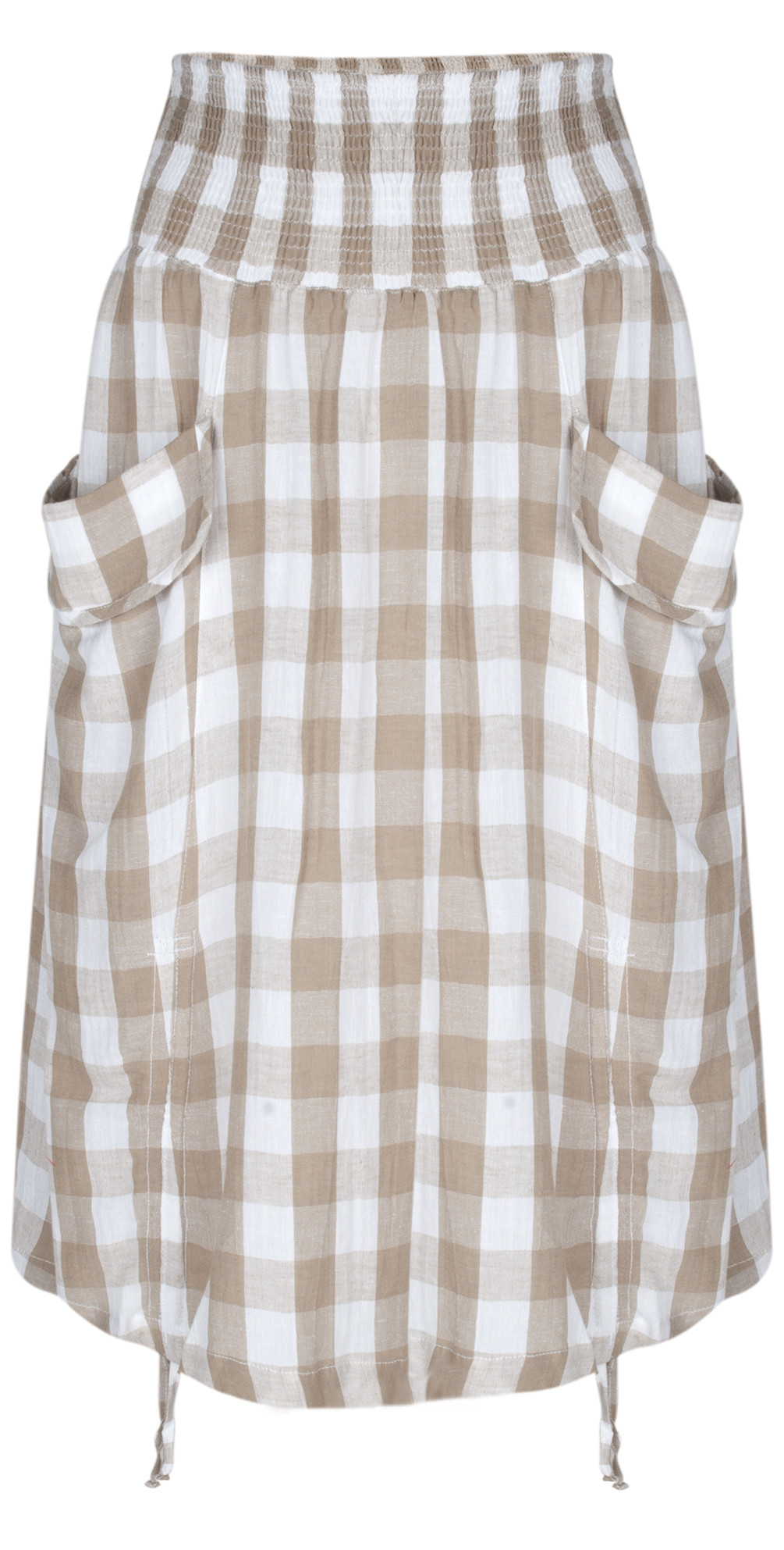 Masai Clothing Sydney Skirt Smock Waist in Org