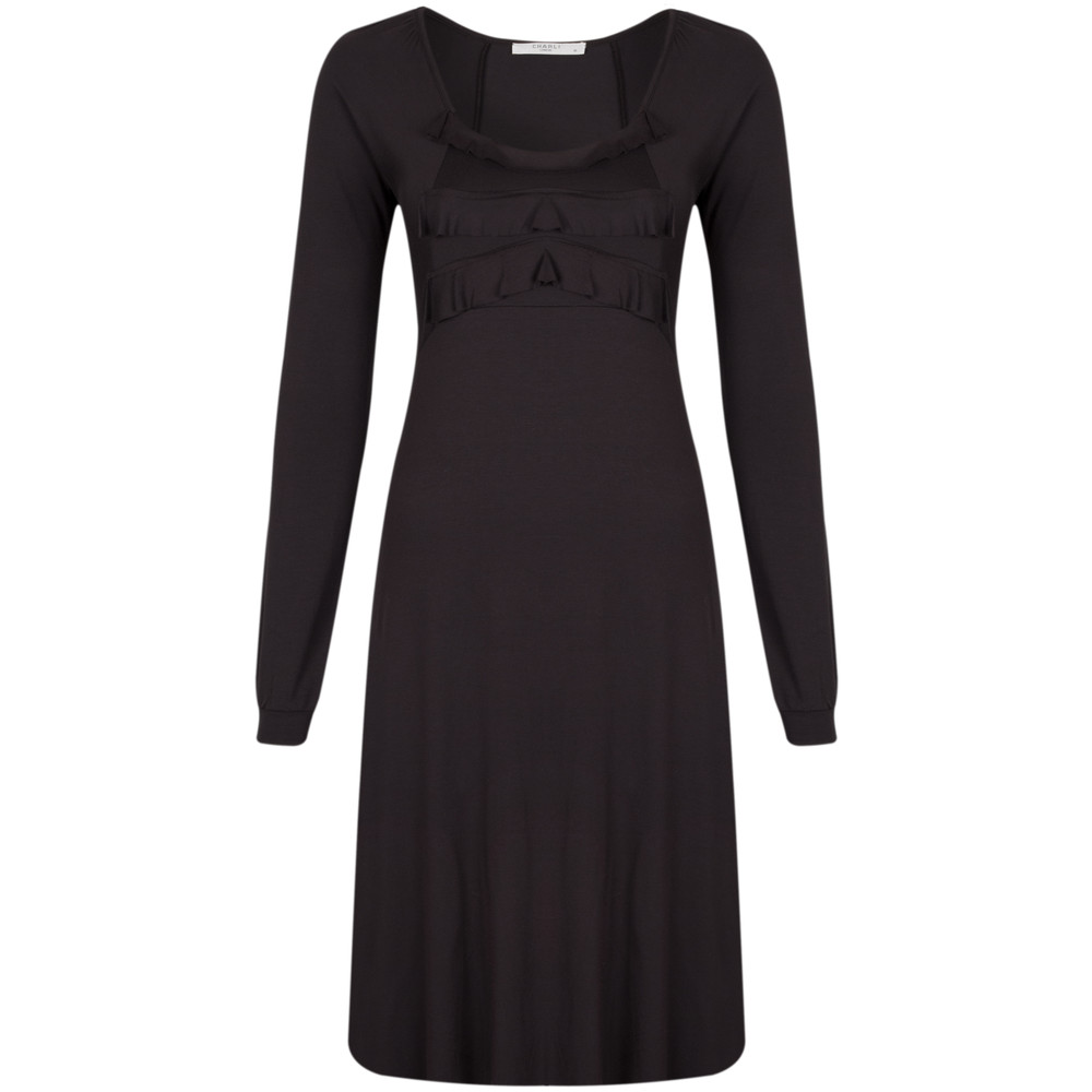 Charli Clothing Molly Dress in Coal