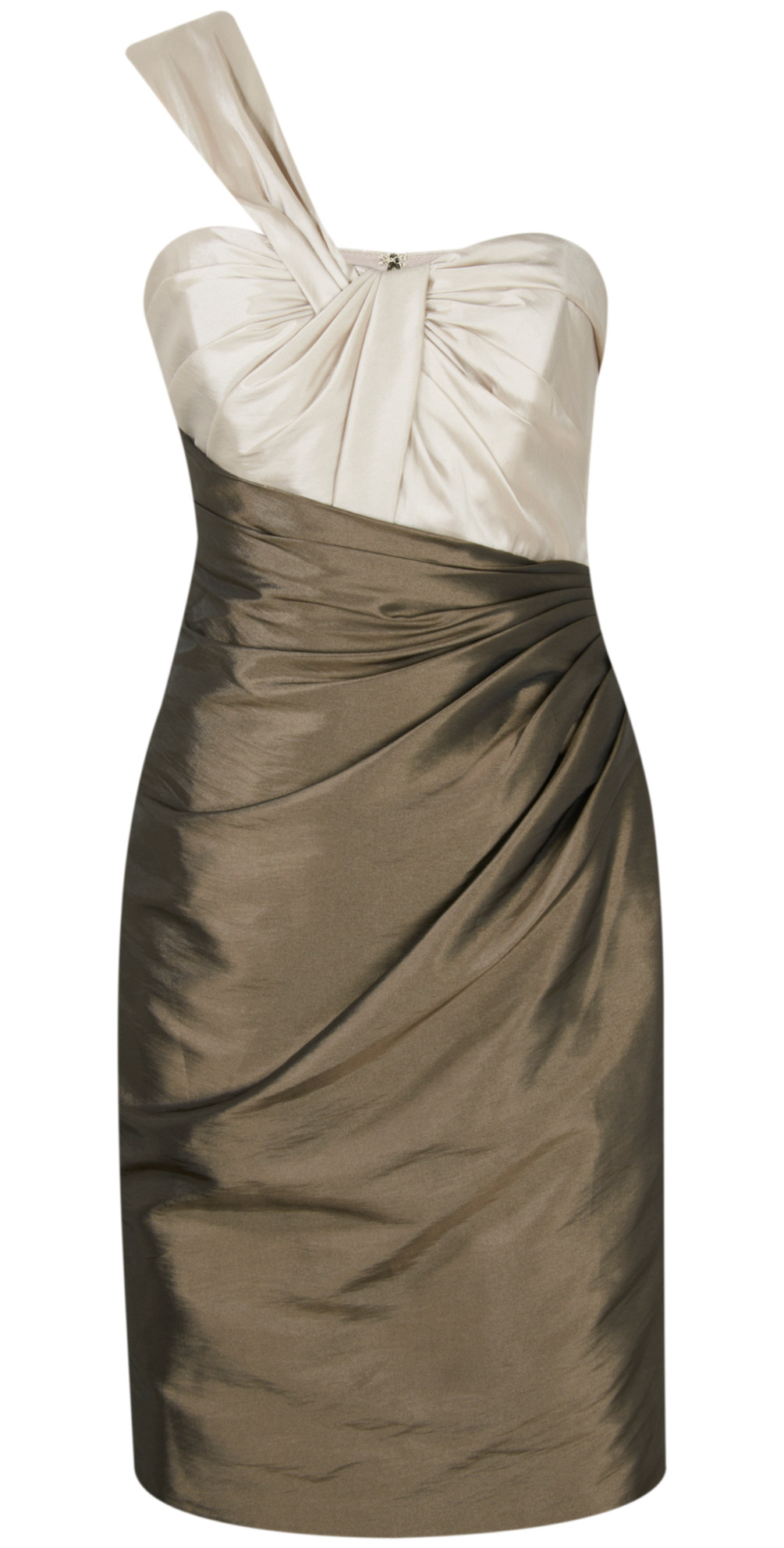 mocha cocktail dress