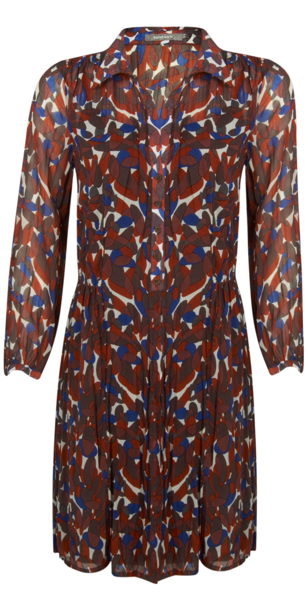 Sandwich Clothing Confetti Print Dress in Twilight Blue