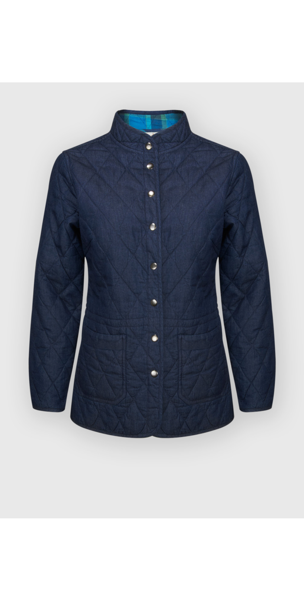 Adini Country Denim Quilted Jacket in Denim