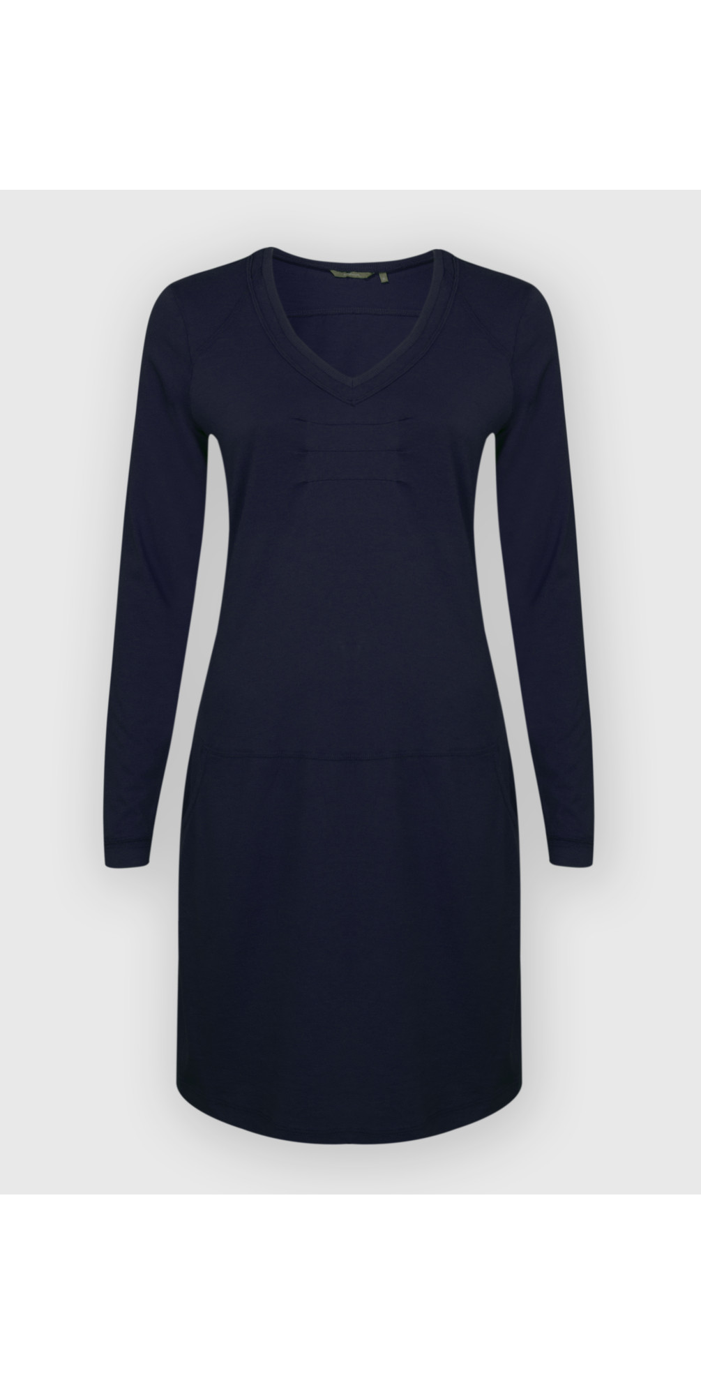 Sandwich Clothing Long Sleeve Heavy Jersey Dress With Pockets in