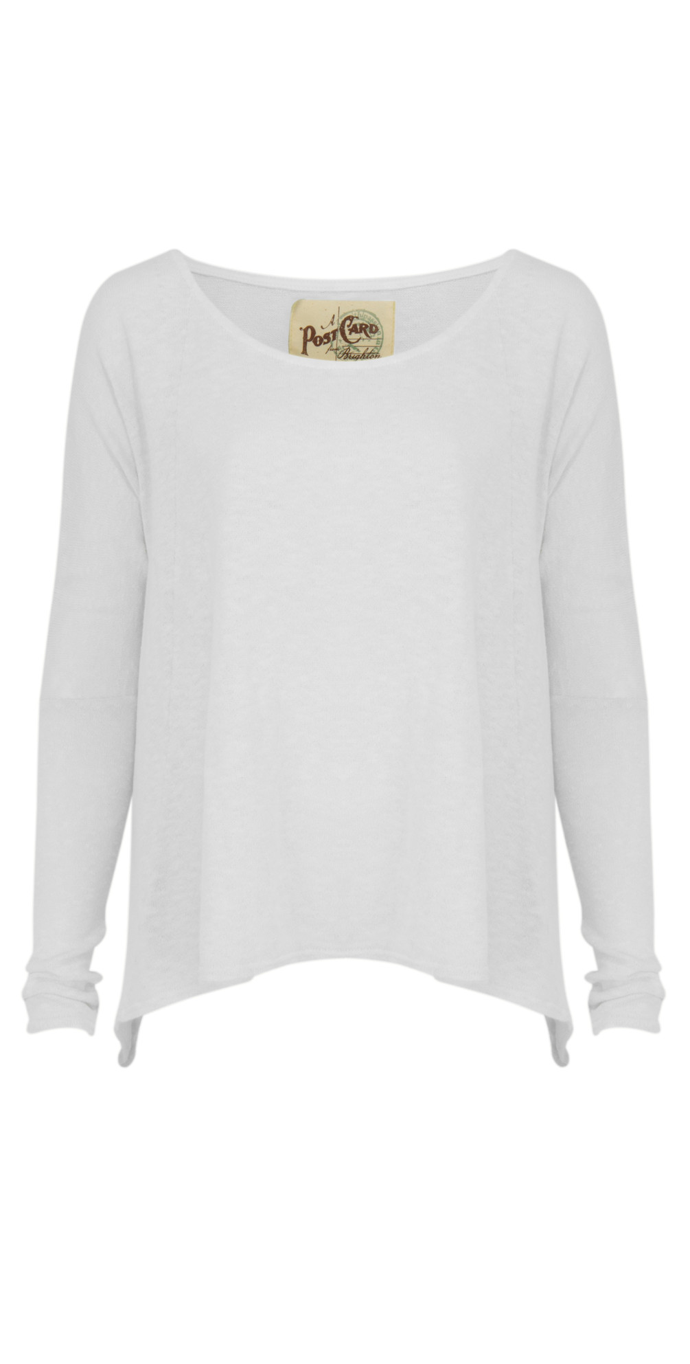 A Post Card From Brighton Slub Knit Sweater in Alabaster