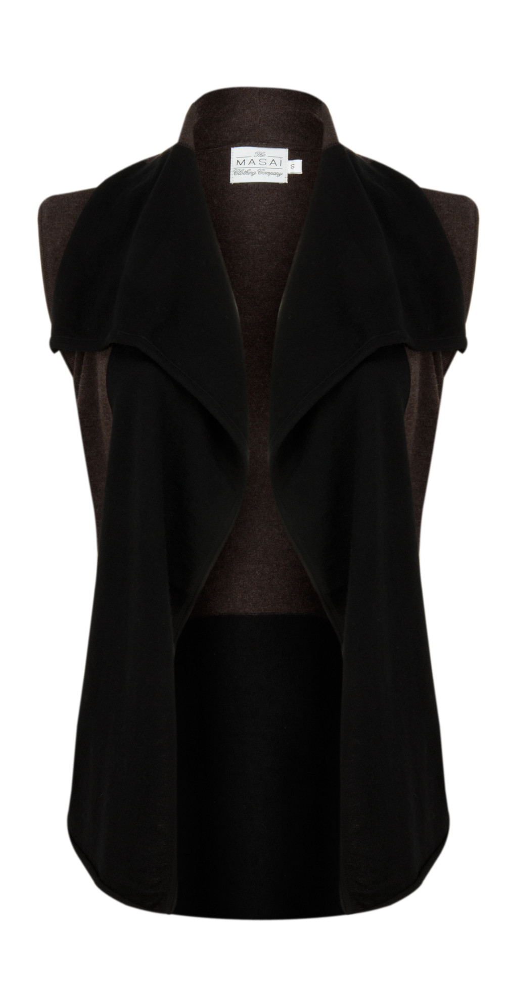 Masai Clothing Laxmi Waistcoat in 441Coffee