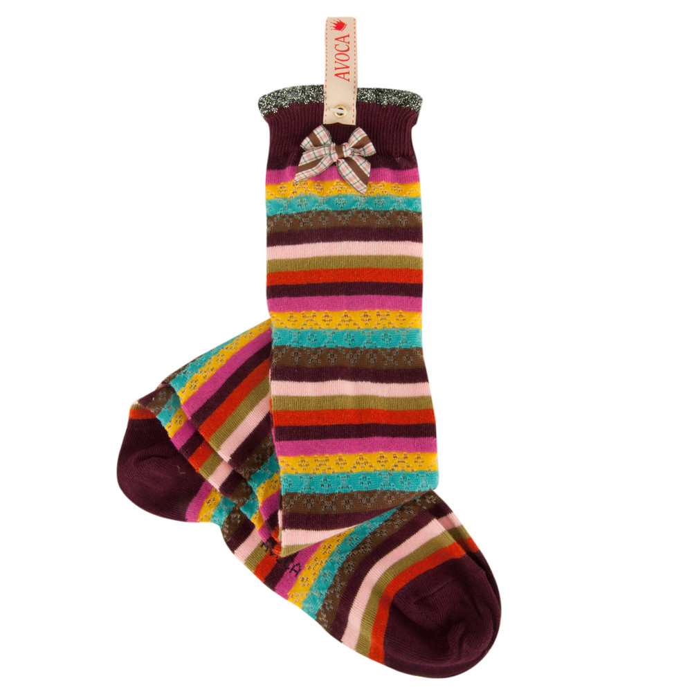 Avoca Carousel Knee Sock in Multi