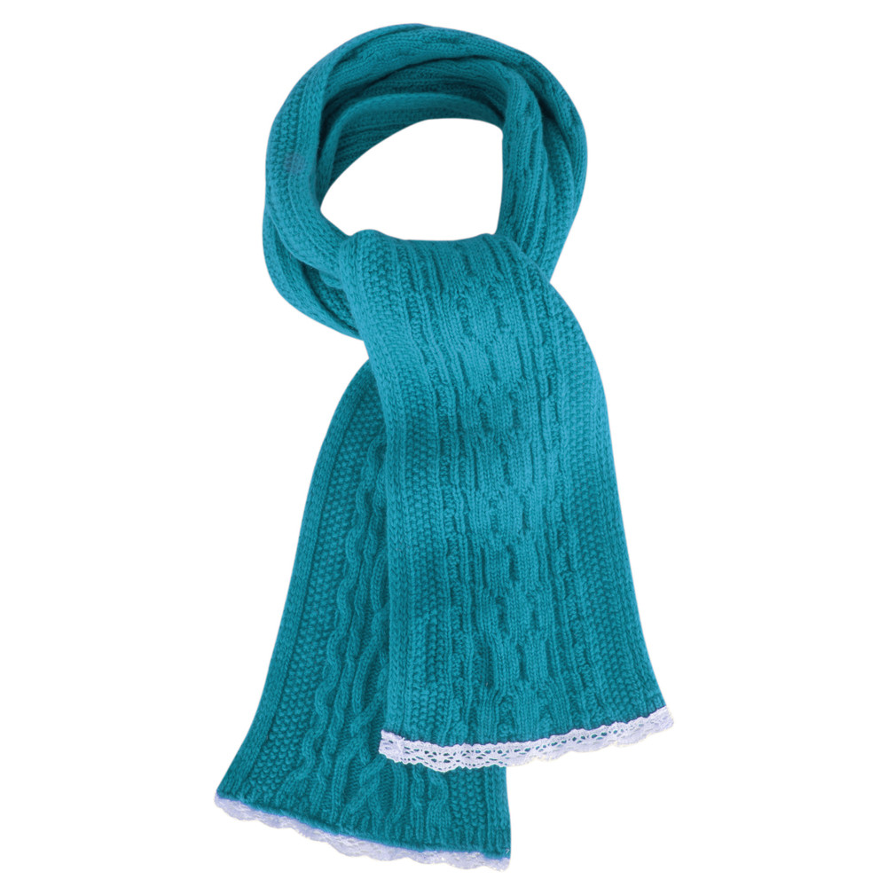 Avoca Kerry Scarf in Ocean Navy
