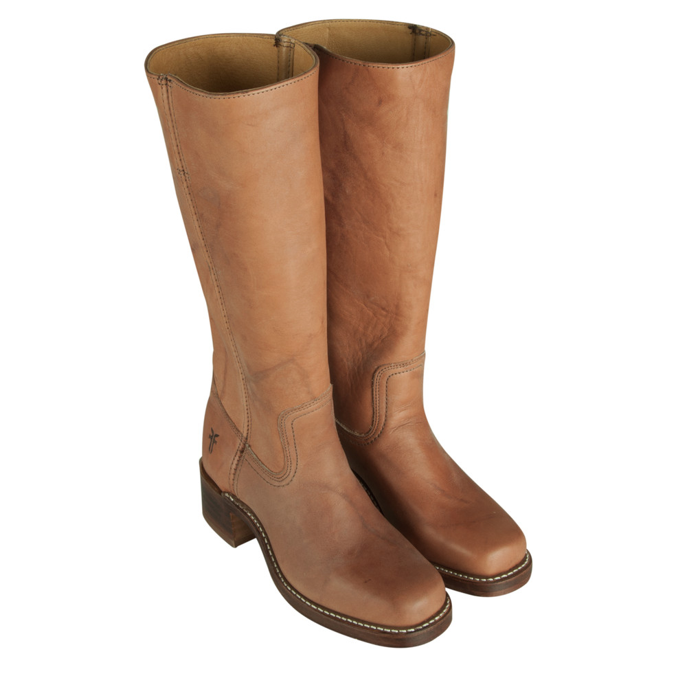 frye campus boot saddle