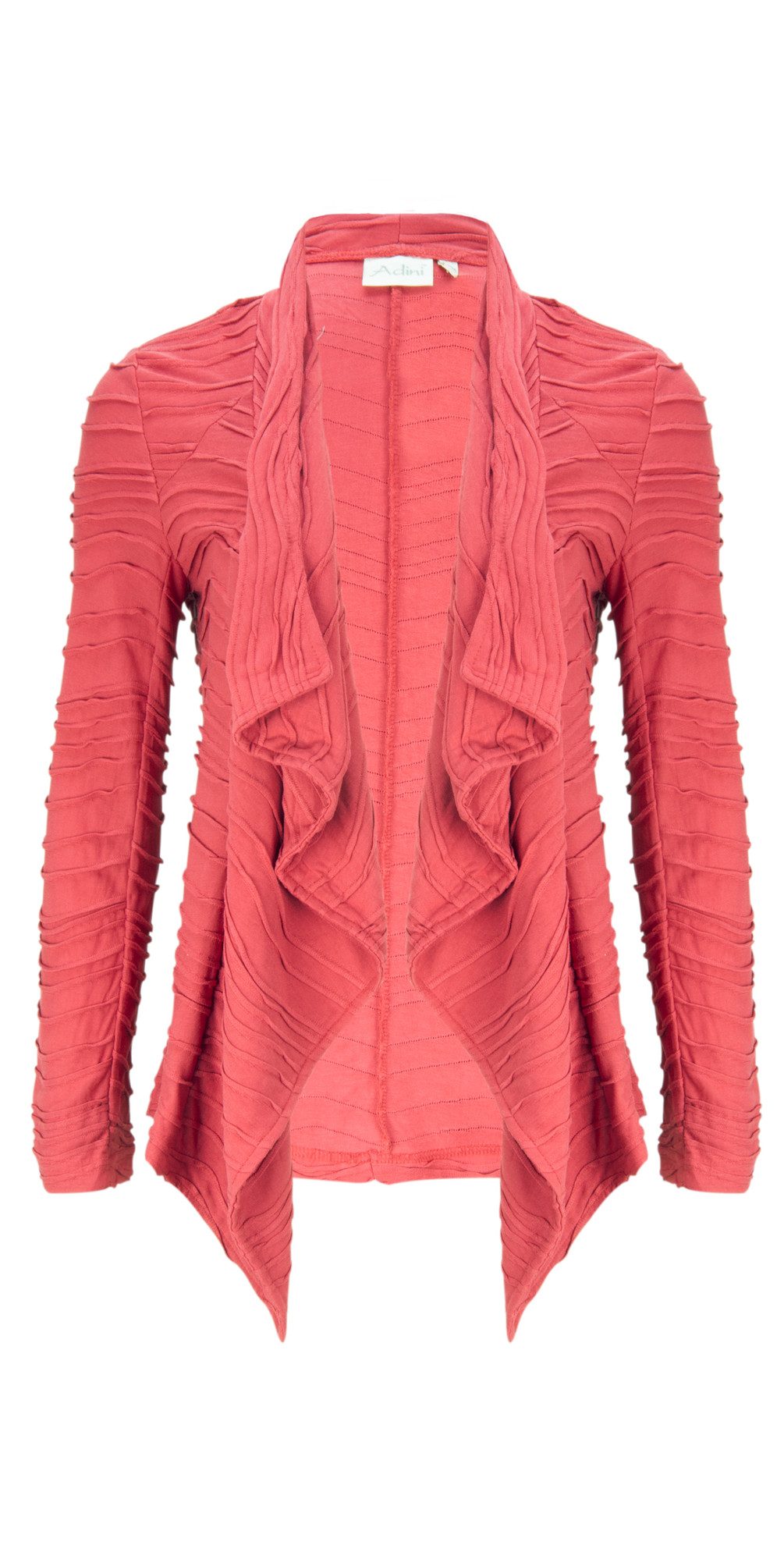 Adini Lucca Waterfall Wave Jacket in Blush
