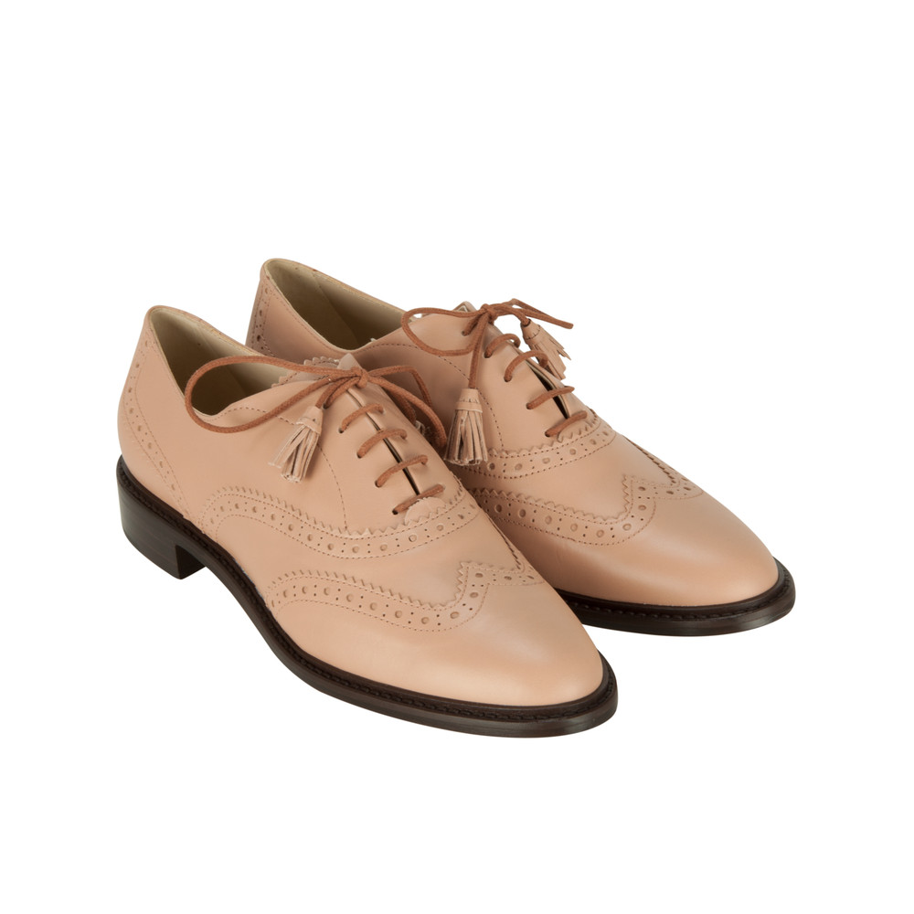 HOBBS Agatha Brogue Shoe in Foundation